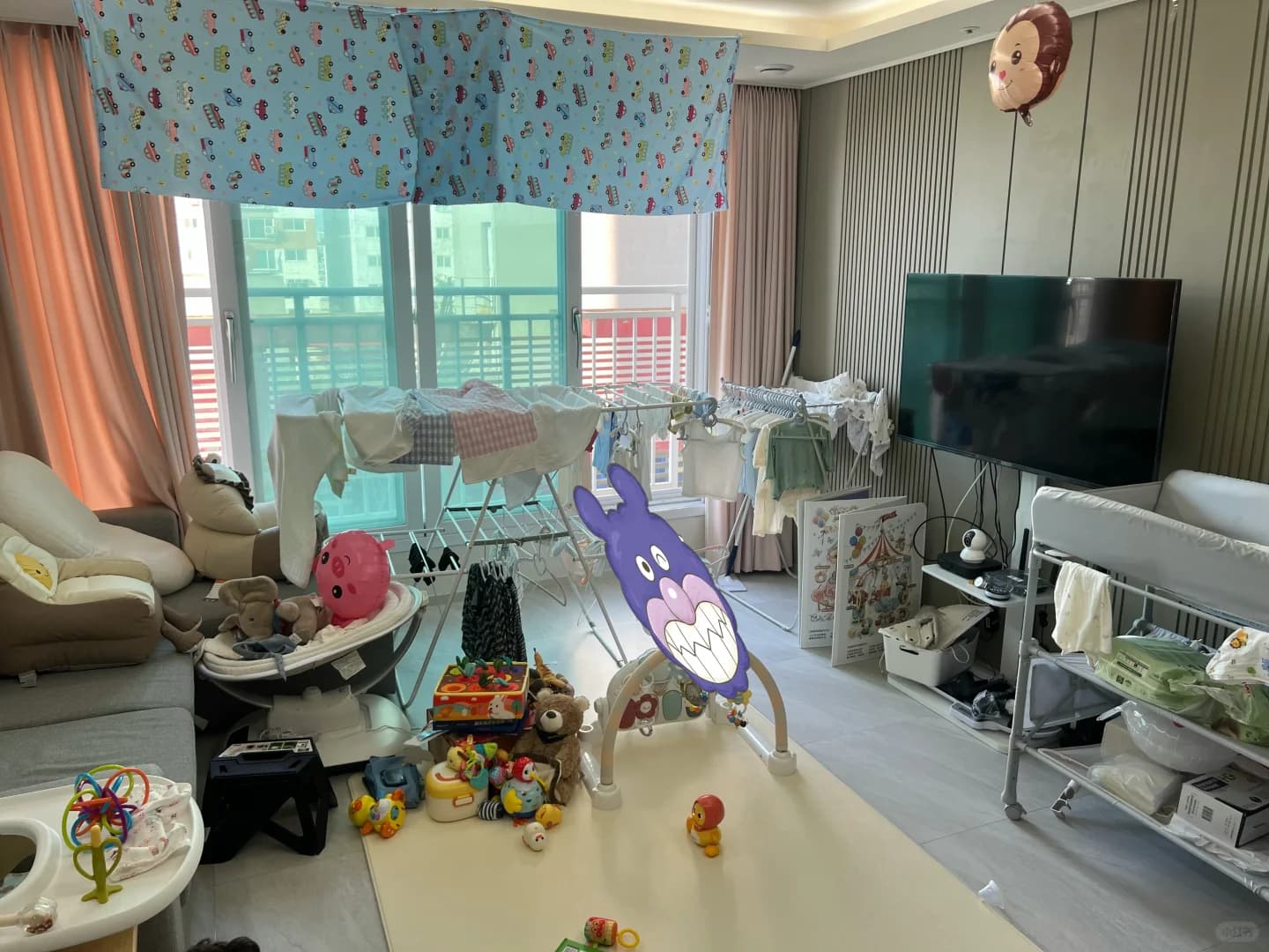 急转租 首尔富川站附近，两室一厅 急转租 - 图片1
