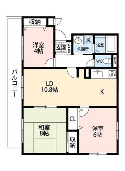 Spacious 3DK Apartment in Soka, Saitama! - 图片4