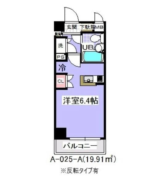 浦安站步行12分钟，19.91平米1R公寓，月租62000日元，外国人可租 - 图片1