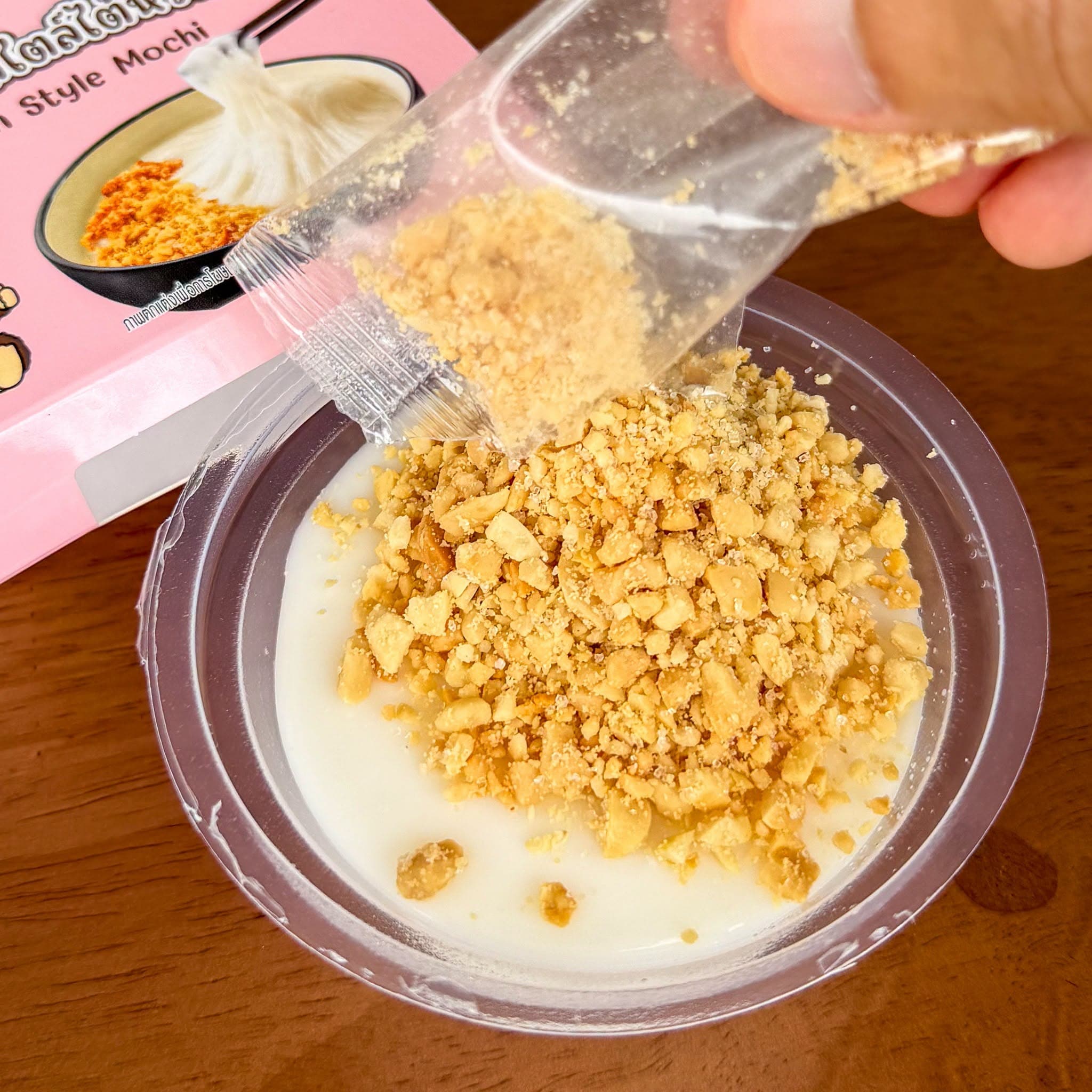 台湾风味麻薯测评：花生糖霜+软糯口感，35铢一盒很赞 - 图片3