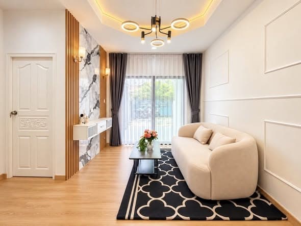 芭提雅Chokchai Village 4精装Townhome出租，25000泰铢/月，带全套家具家电拎包入住 - 图片1