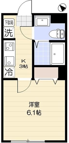 埼玉市浦和区北浦和1K公寓出租，2025年6月建成，近北浦和站步行3分钟