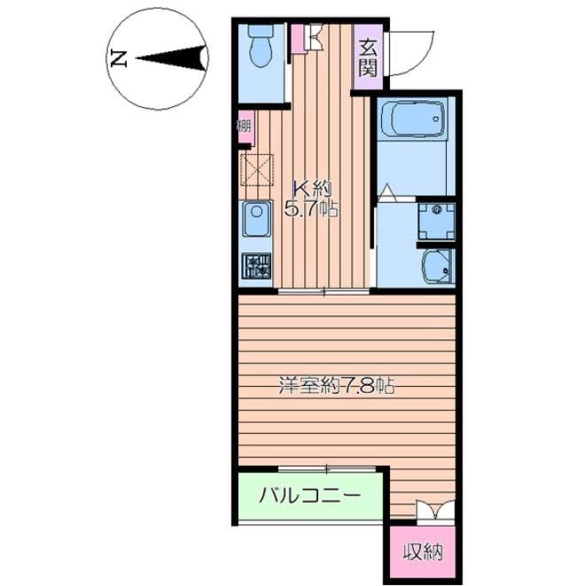 东京板桥区1DK公寓：东武东上线时场台站步行10分，月租9.6万日元，2025年6月竣工