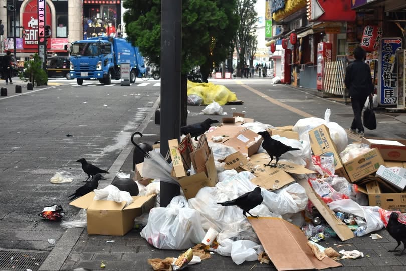 游客量恢复，东京都拟立法严惩乱扔垃圾行为