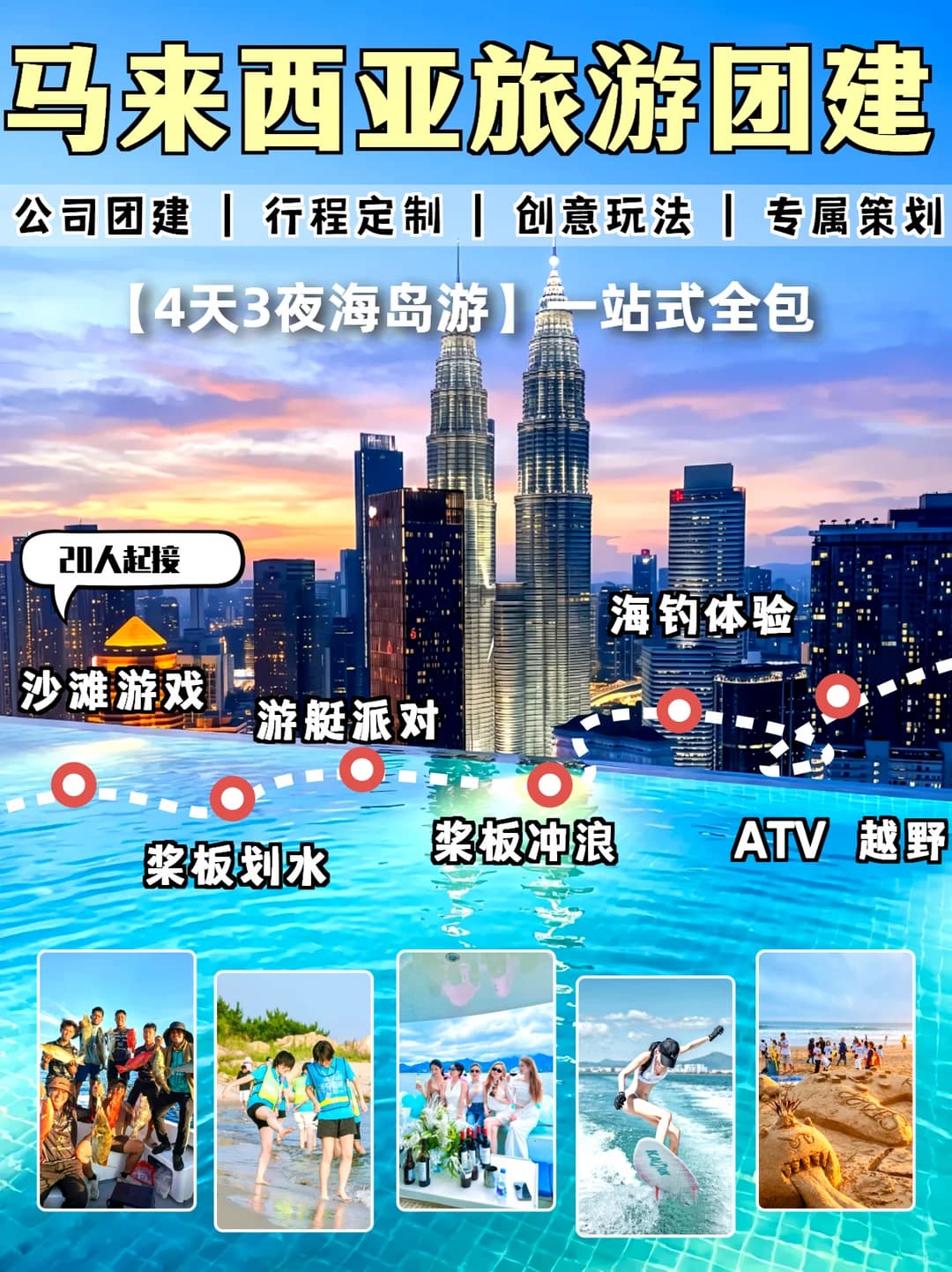 马来西亚团建4天3夜怎么玩?HR看这篇就够了封面图