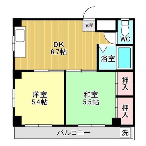 SPACIOUS 2DK APARTMENT NEAR STATION - 图片1