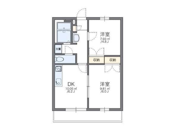 池袋20分钟直达!40平米宽敞两居室,月租82500日元,支持DHS及全套文书代办封面图