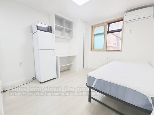首尔衿川站旁19平精装Studio,月租45万韩元含水电网,拎包入住 - 图片3