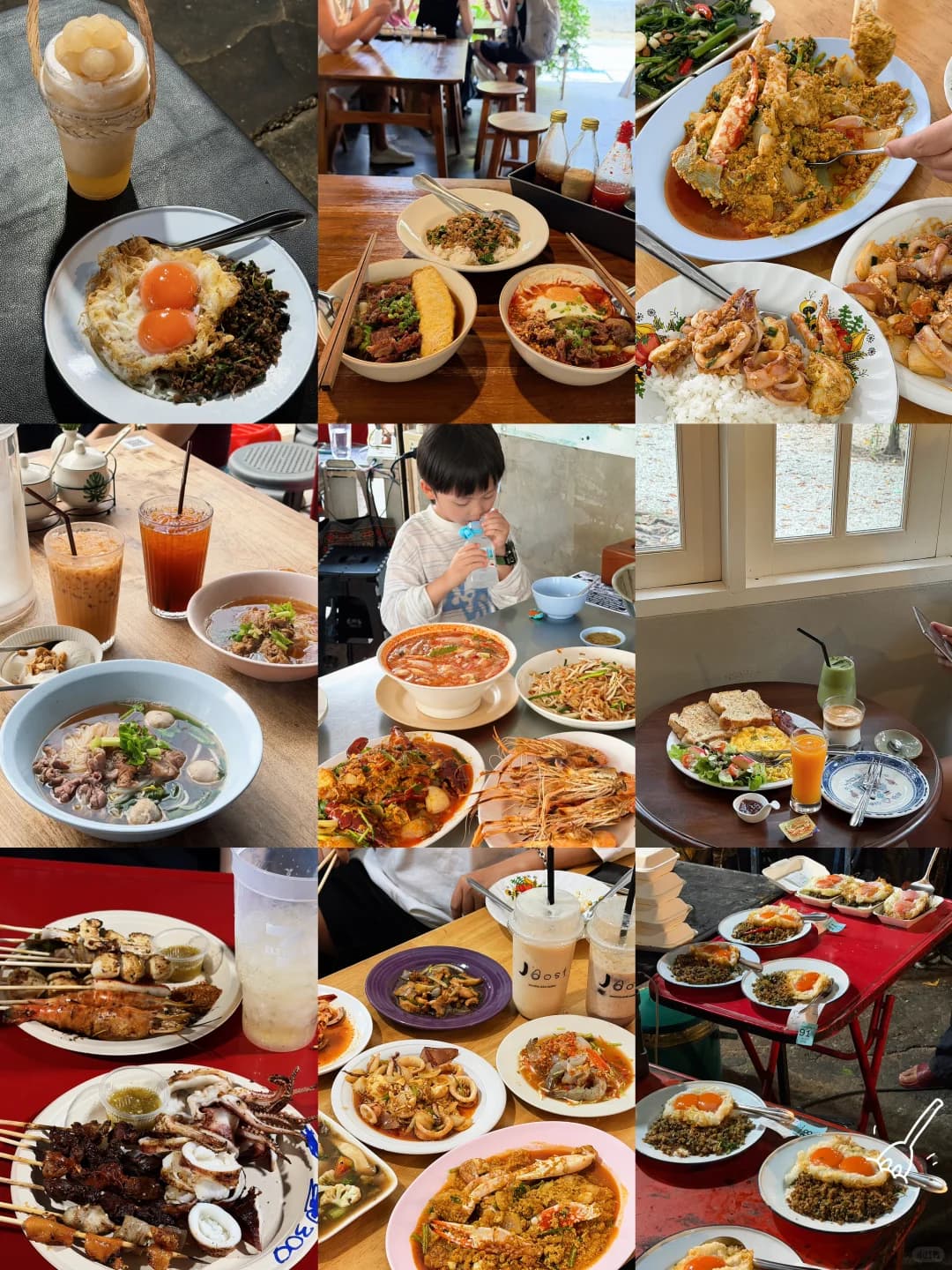 清迈旅居半月美食实测:打抛饭、咖喱蟹到平价烧烤,附排队与口味建议封面图