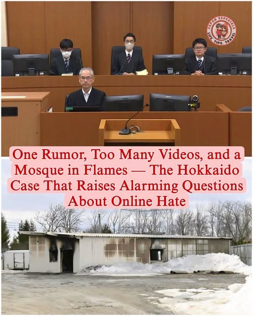 北海道江别市清真寺被纵火案宣判:被告受网络谣言影响,因怀疑外国人偷链锯而报复封面图