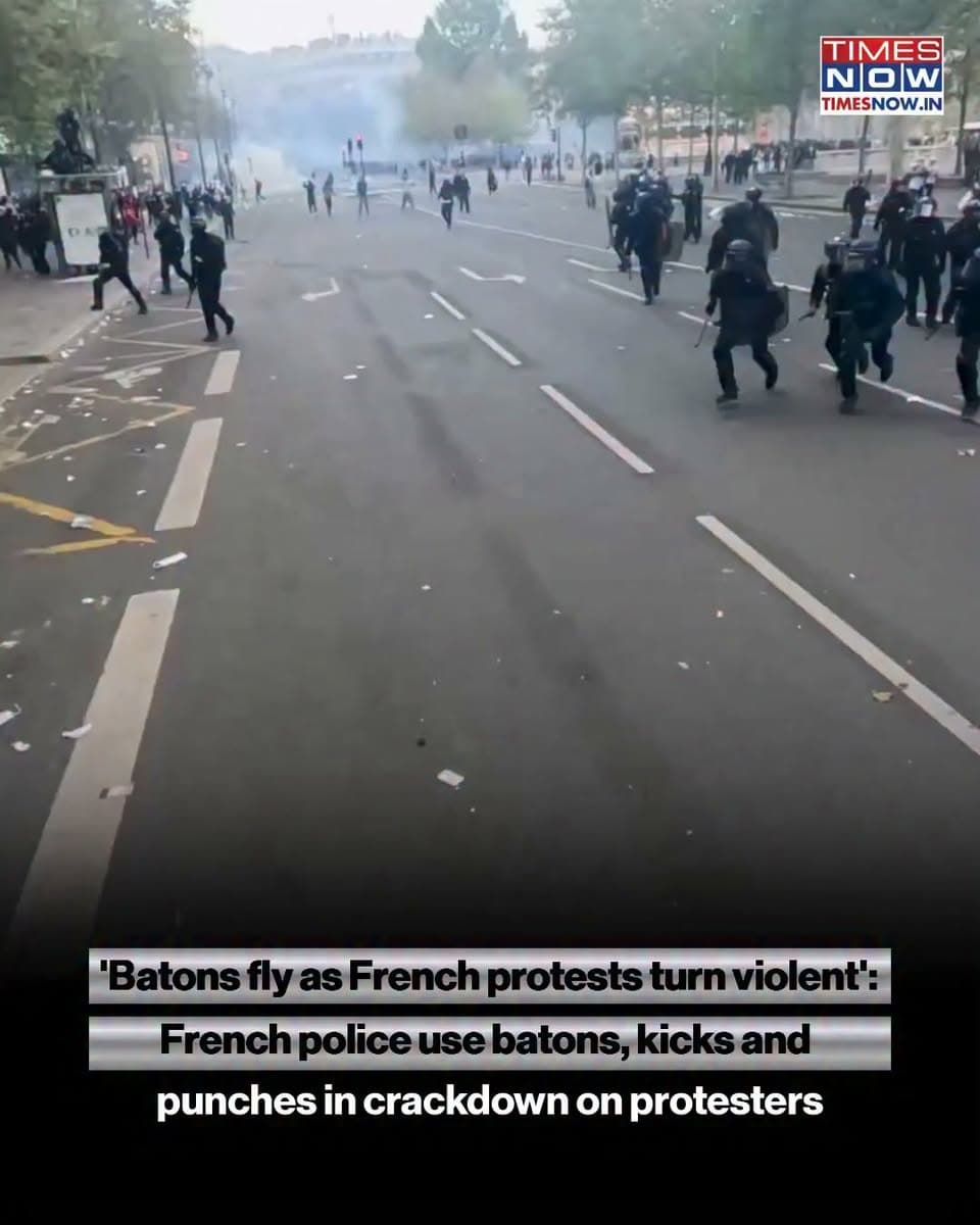 法国再掀抗议浪潮:多地爆发警民冲突,警方已逮捕超2300人封面图